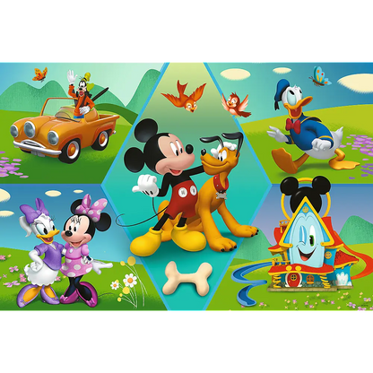 Puzzle xxl 60 elementów z mikim zawsze jest wesoło!