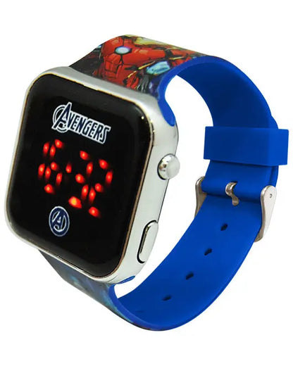 Avengers - zegarek LED z kalendarzem