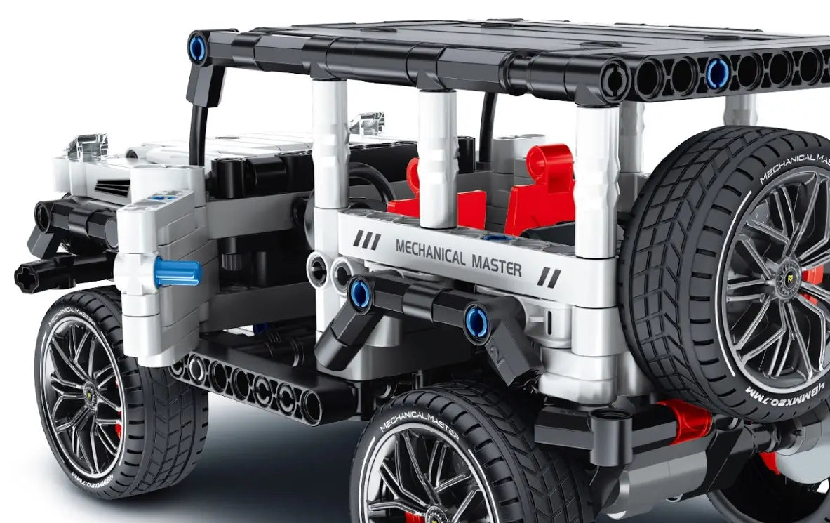 Immaster klocki pojazd off road biały 434 elementy