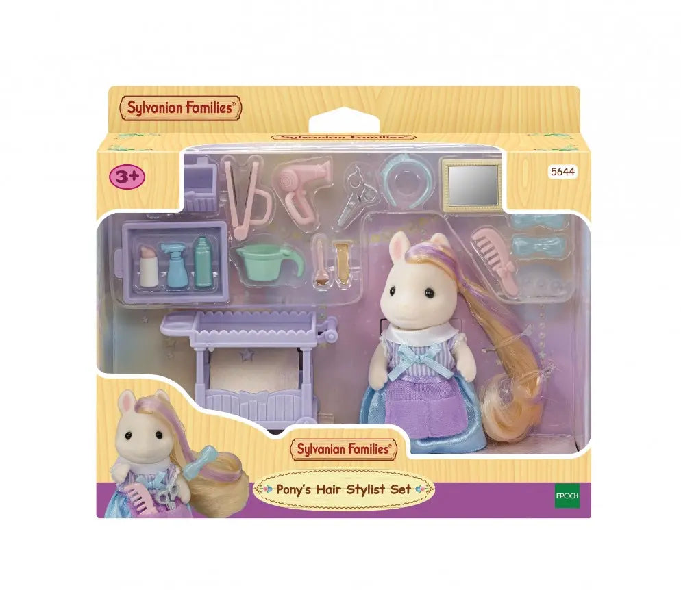 Sylvanian Families kucyk z długimi włosami + akcesoria