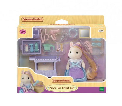 Sylvanian Families kucyk z długimi włosami + akcesoria