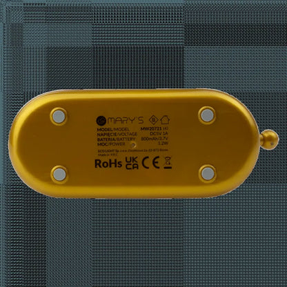 Lampka nocna LED - Toster różowy