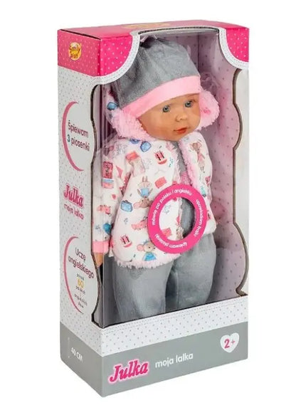 Lalka julka bobas 40cm smily play