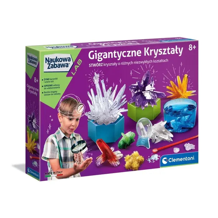 Naukowa zabawa gigantyczne kryształy