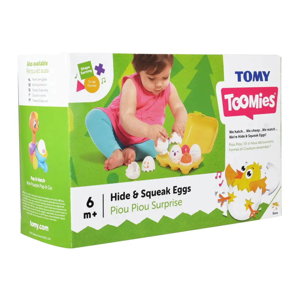 Toomies piszczące jajeczka 6 sztuk