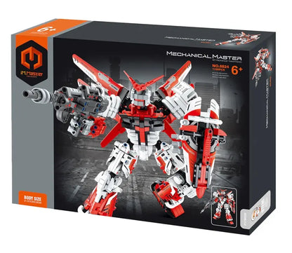 Immaster klocki mecha wojownik czerwony 1100 elementów