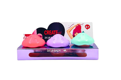 Create It! balsamy do ust grzybki 3 - pak