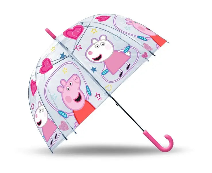 Świnka Peppa Parasolka przezroczysta automatyczna 48cm