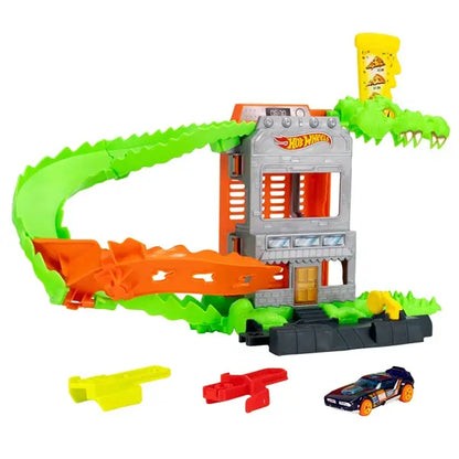 Hot Wheels Krokodyl - atak na pizzerię zestaw