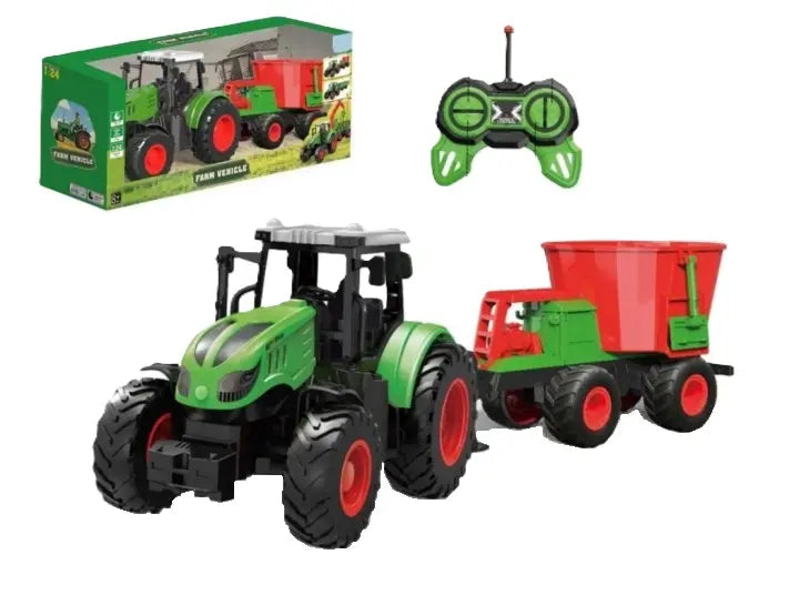 Traktor R/C z przyczepą 1:24 014198 08059