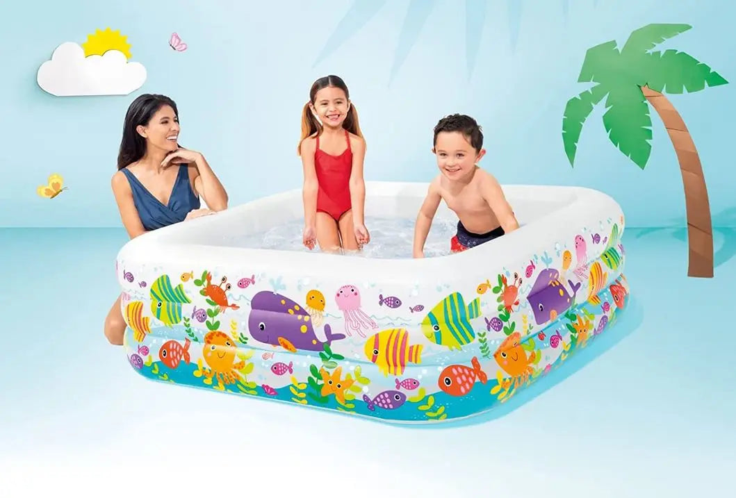 Basen akwarium kwadrat 159x159x50