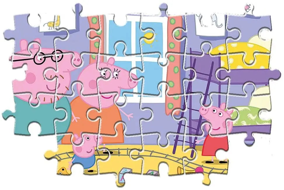 Puzzle 60 maxi super kolor peppa pig