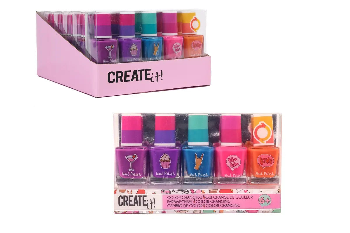 Create it! lakier do paznokci kolor 5-pak