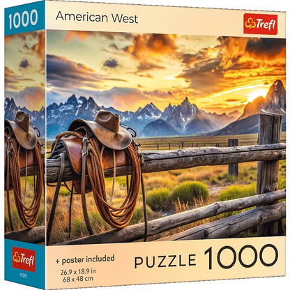 Puzzle 1000 el. USA Collection: American West