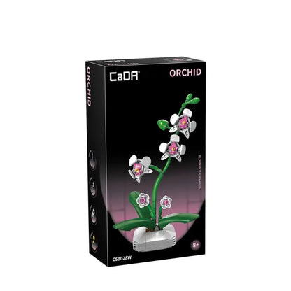 Klocki - Orchidea w doniczce 25 cm, 237 elementów