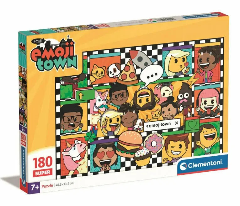 Puzzle 180 Super Kolor Emoji Town