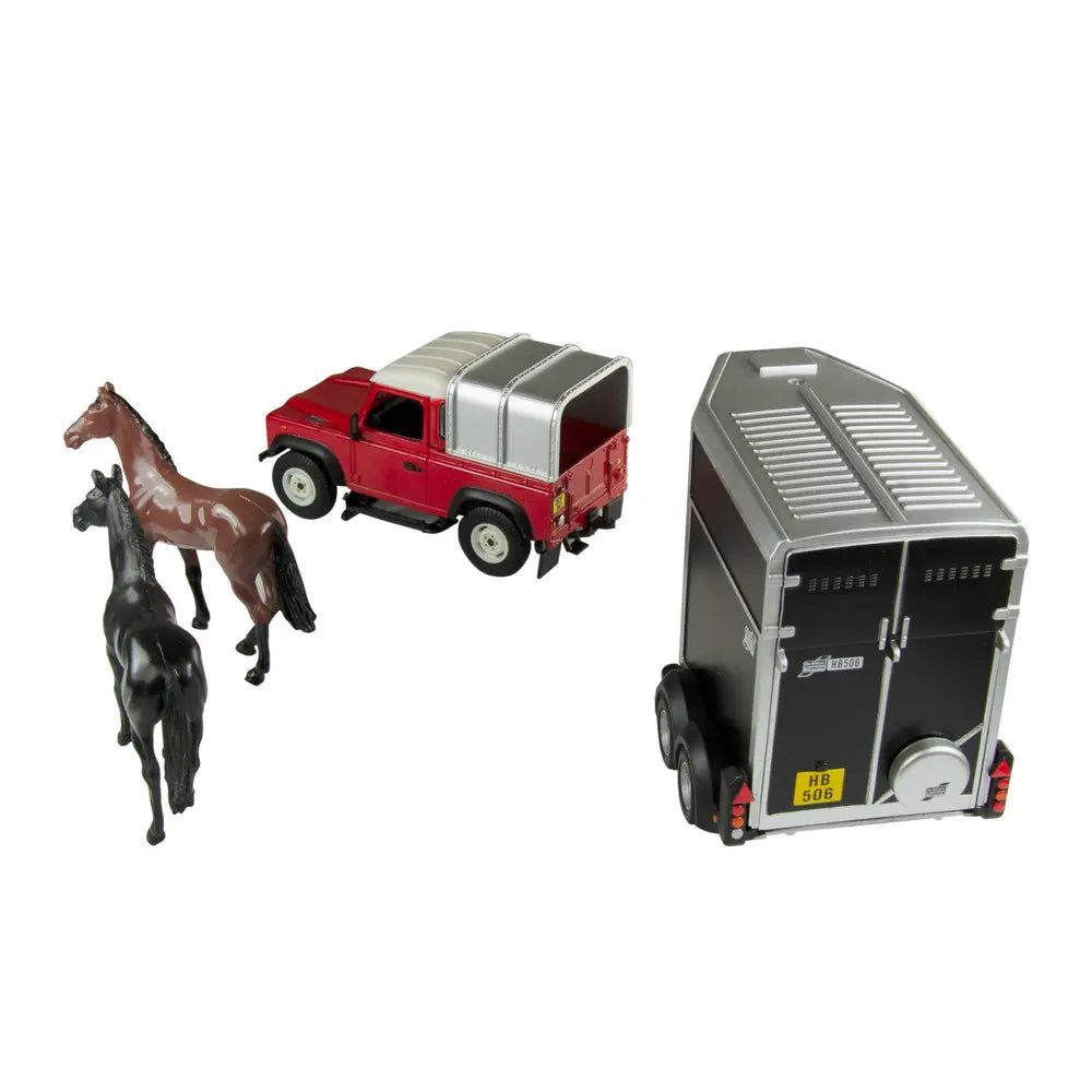 TOMY Britains Land Rover z przyczepą d/koni 43239