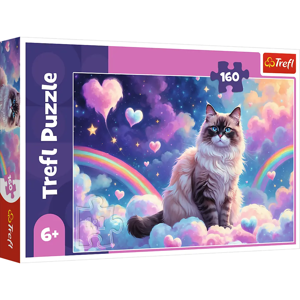 Puzzle 160 domowy kotek