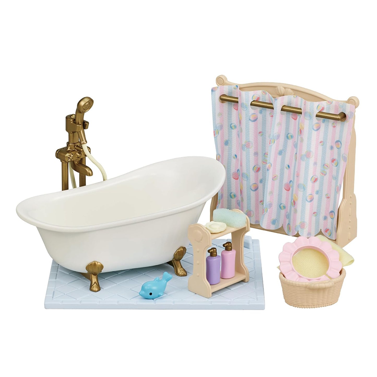 Sylvanian families łazienka-wanna i prysznic