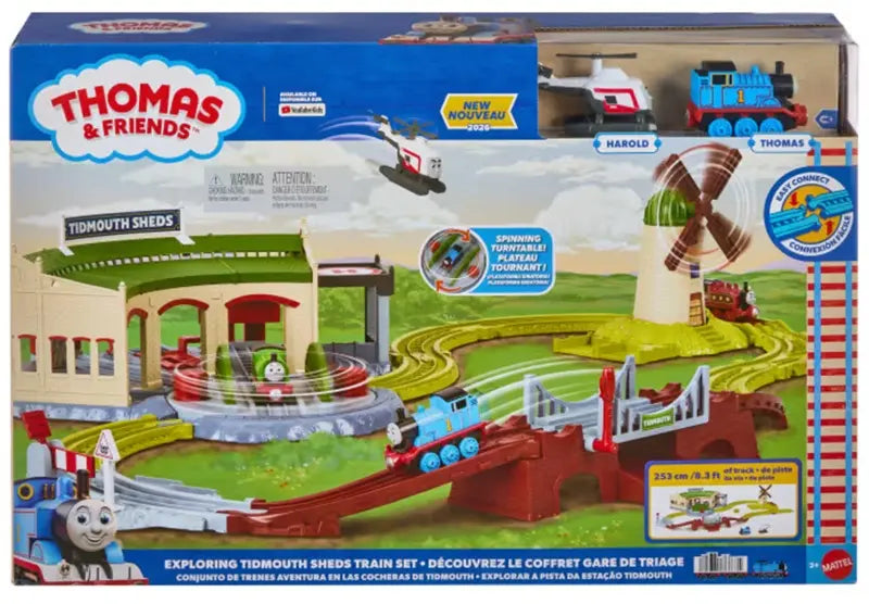 Fisher-Price, Tomek i Przyjaciele - Zajezdnia Domkowo zestaw torów