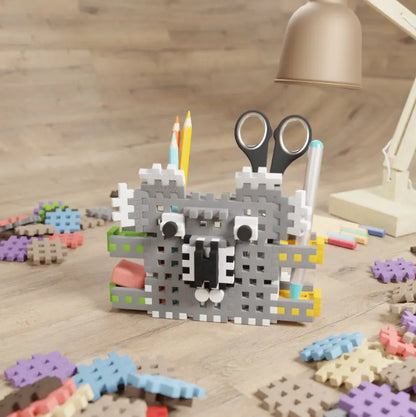 Klocki wafle mini 70 elementów przybornik koala