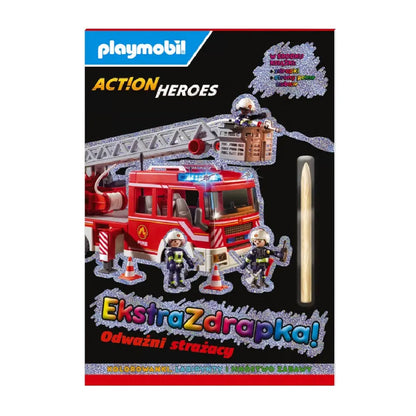 Playmobil action heroes ekstrazdrapka! odważni strażacy!