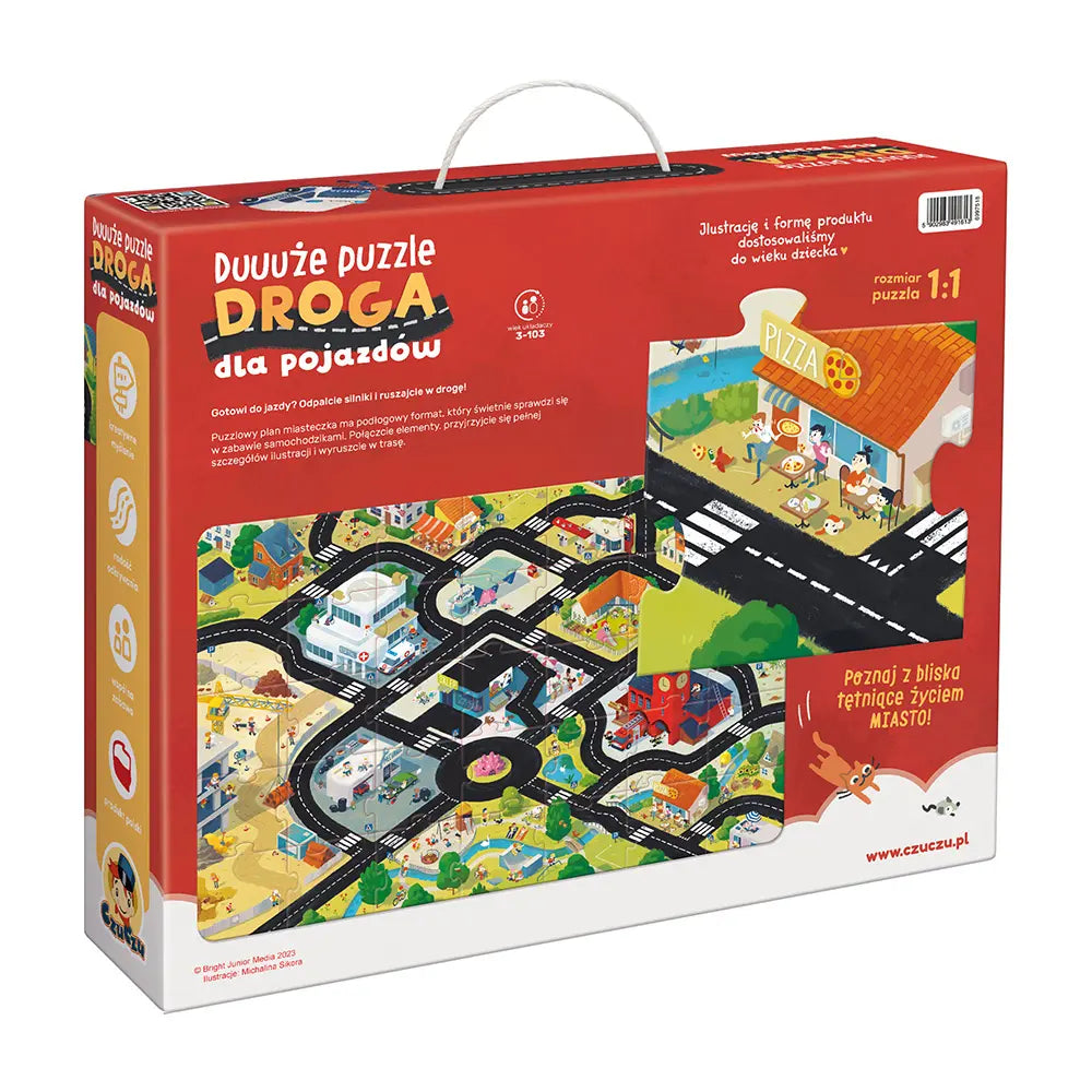 CzuCzu Duuuże puzzle Droga dla pojazdów 91613