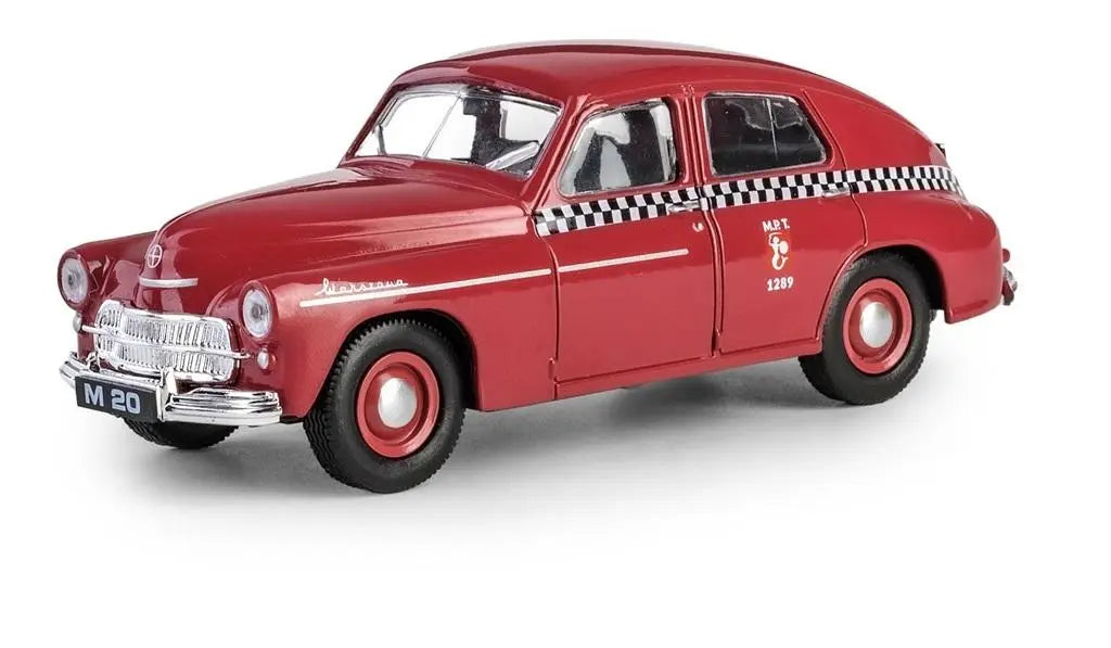 Model prl warszawa m20 taxi wiśniowy