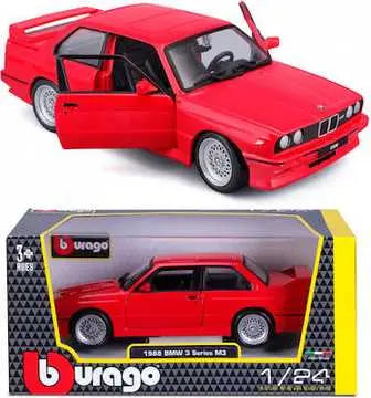 BMW M3 E30 1988 red  1:24