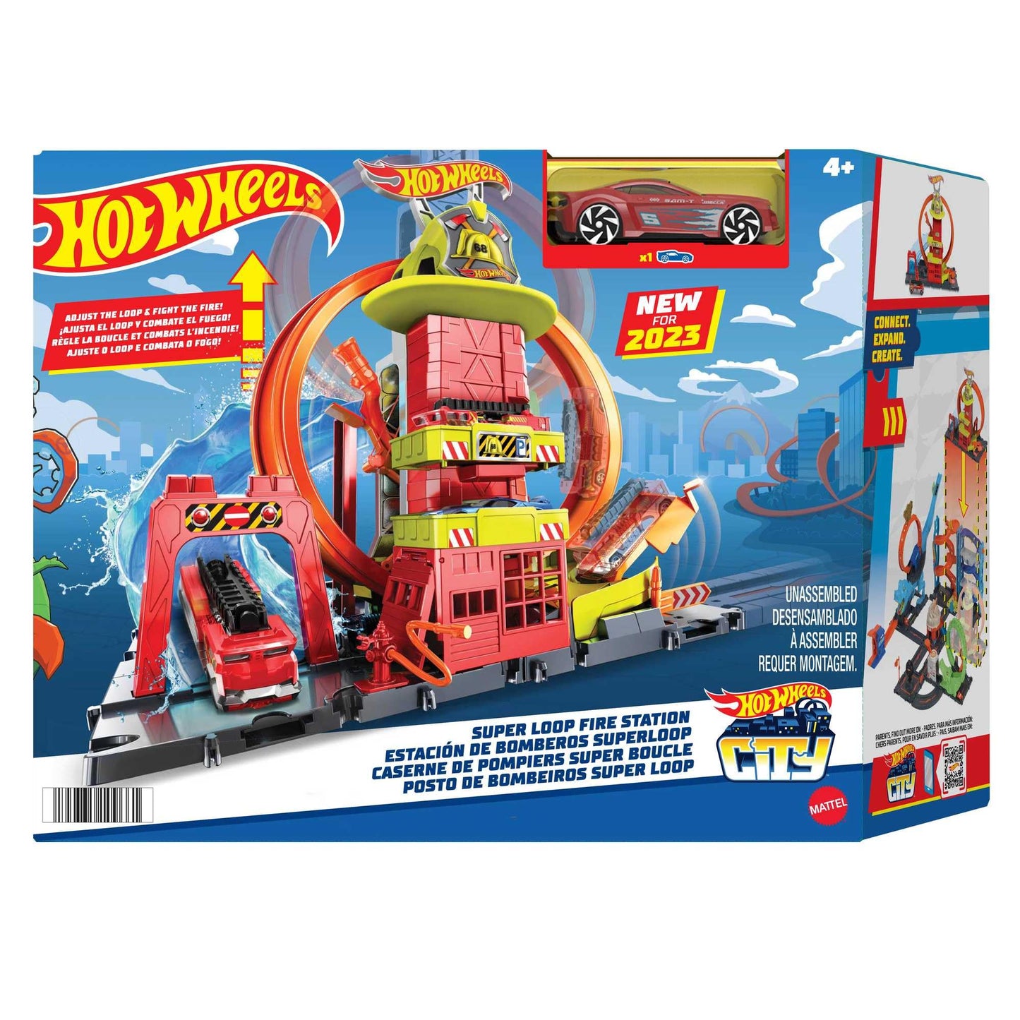 Hot wheels city remiza strażacka zestaw