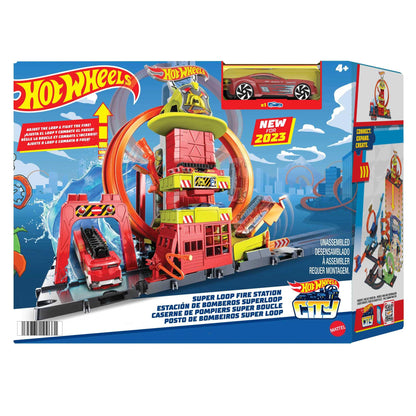 Hot wheels city remiza strażacka zestaw