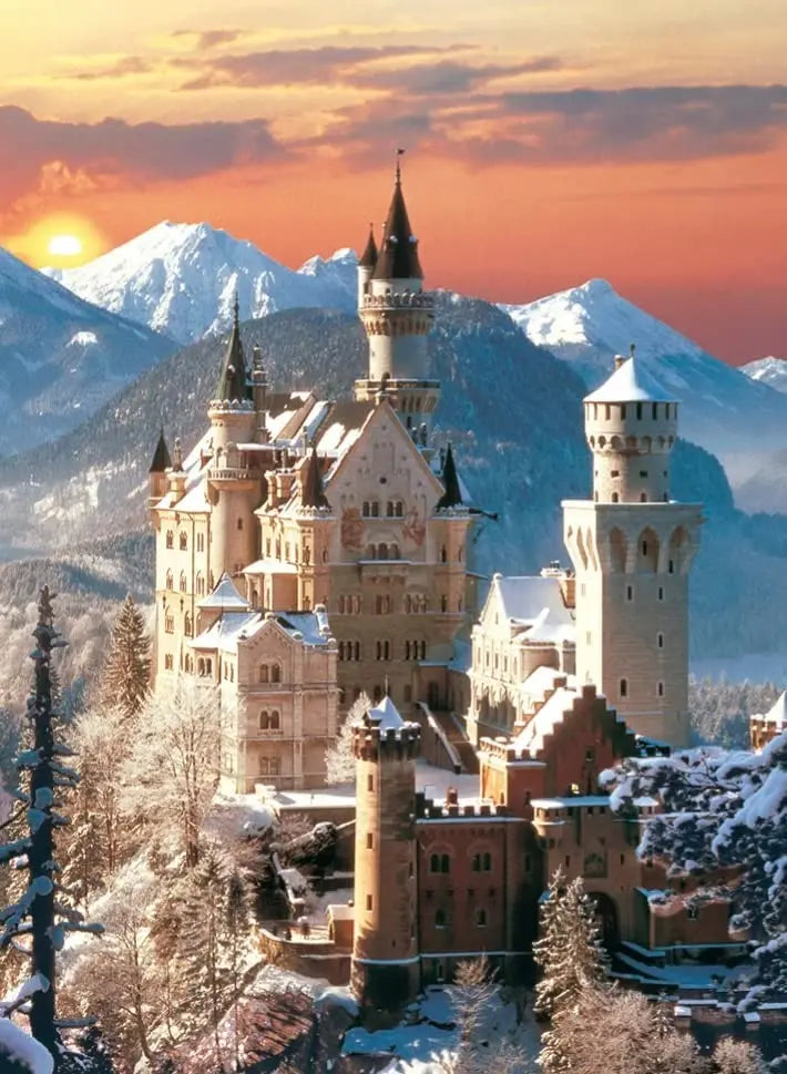CLE puzzle 1500 Zamek w Neuschwanstein 31925