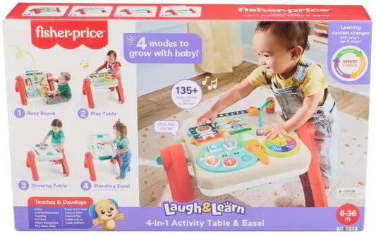 Fisher - Price Ucz się i śmiej! Stoliczek edukacyjny 4w1