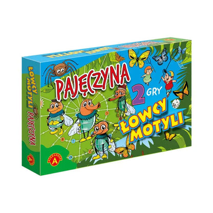 2 gry Pajęczyna+Łowcy motyli 13900