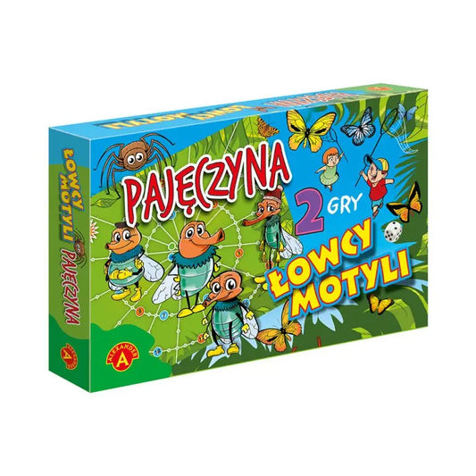 2 gry Pajęczyna+Łowcy motyli 13900