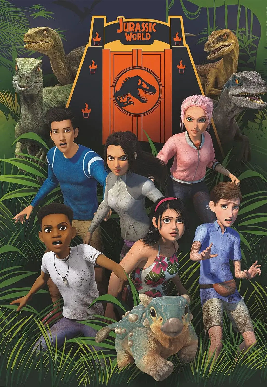 Puzzle 104 Super Kolor Jurassic World
