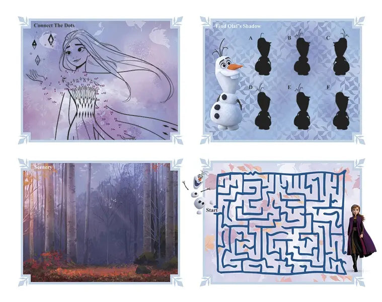 Super set naklejki Frozen, 8 arkuszy