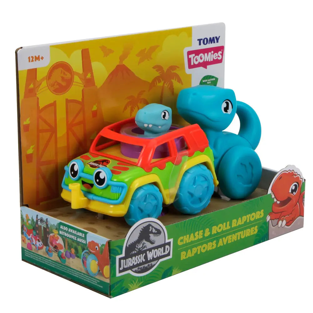 Tomy toomies pojazd z dino + mama dino