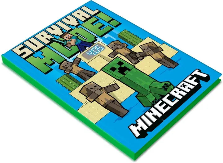 Minecraft - Notatnik z zegarkiem LCD
