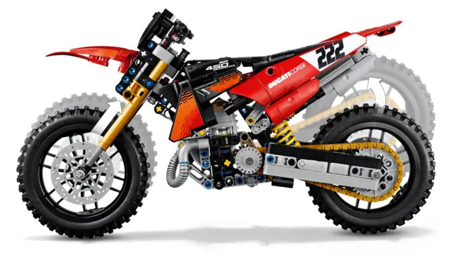 Lego Technic - Motocykl Ducati Desmo450 MX Factory