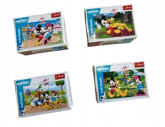 PUZZLE 54 Mini Zwariowane przygody Myszki Miki