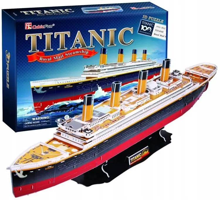 Cubic fun puzzle 3d titanic