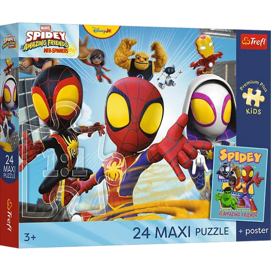 PUZZLE MAXI 24 PremPlus Kids Przyg.pajęcz...14391