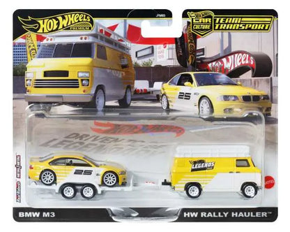 Hot Wheels Premium - Team transport z lawetą