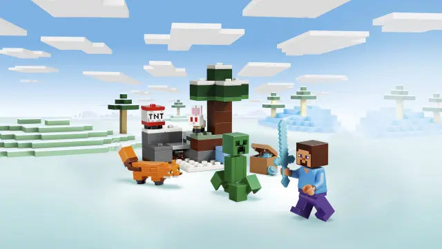LEGO MINECRAFT Przygoda Stevea w tajdze 21583