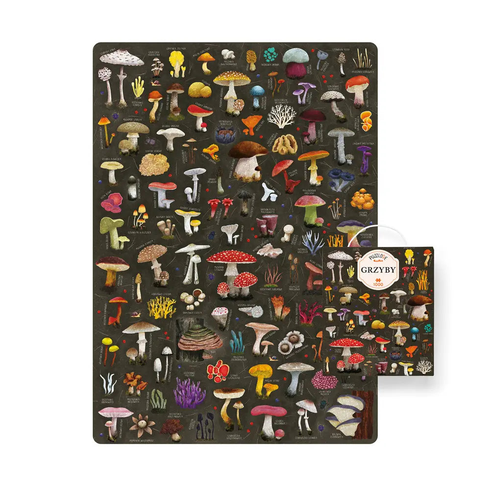 Puzzlove grzyby 1000 elementów puzzle rodzinne