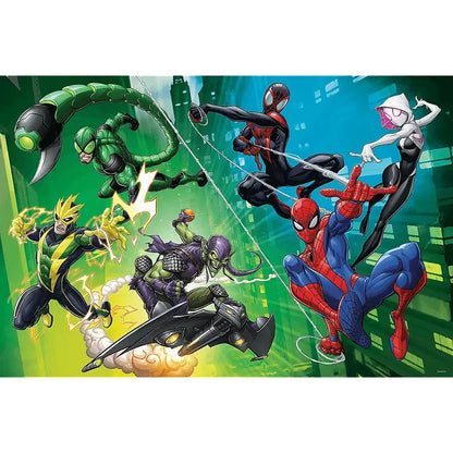 Puzzle 300 el. W pajęczej sieci, Spiderman