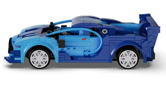 Cada klocki blue race car