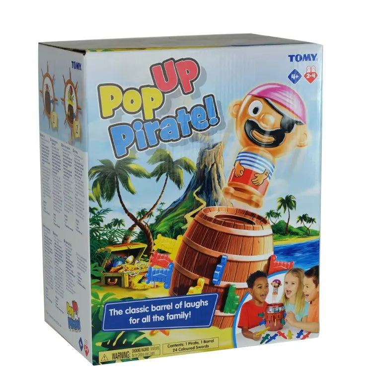 Tomy games gra beczka z wyskakującym piratem