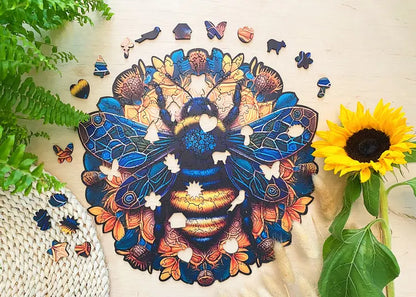 Puzzle drewniane – Peace and harmony, pszczoła 206 el.
